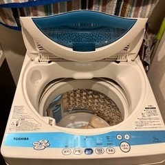 [お譲り先決定] 洗濯機　東芝　AW-50GK(W) 5kgの画像