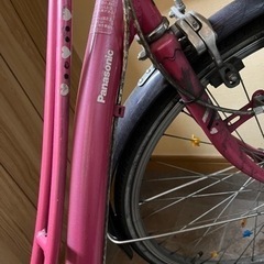 車輪が可愛い24インチ女児自転車の画像