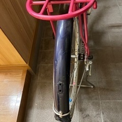 車輪が可愛い24インチ女児自転車の画像