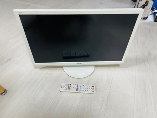 液晶テレビSHARP AQUOSリモコン付【ジャンク品】