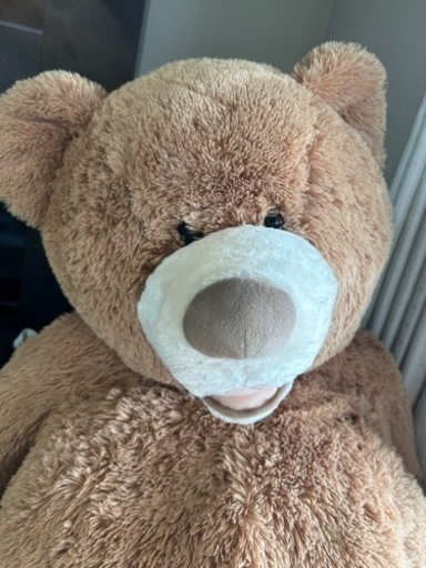 大きなクマのぬいぐるみ