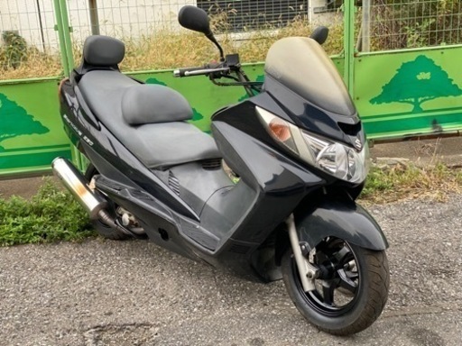 ２日間限定セール！ 99800円→52800円 スズキ スカイウェイブ250 インジェクション車 社外マフラー付き 即乗り可！