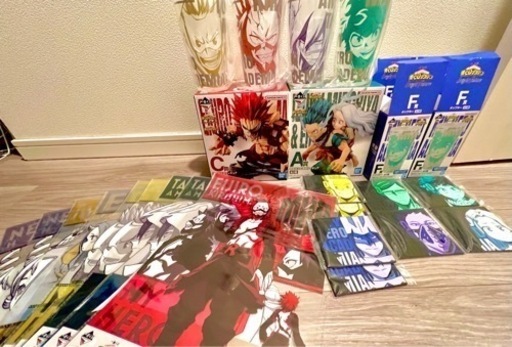 1一番くじ僕のヒーローアカデミア　A賞、C賞、F賞4点、G賞9点、H賞8点