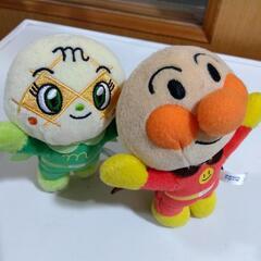 《幼児向け》小さいぬいぐるみ　アンパンマン・メロンパンナ