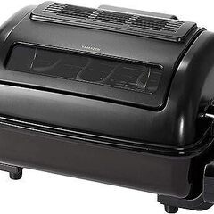 [山善] ワイドグリル フィッシュロースター マットブラック N...