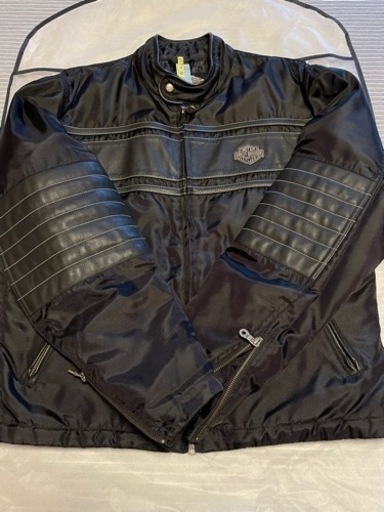 【クリーニング済】ハーレーダビッドソン ライディングジャケット メンズ Mサイズ / ブラック / ハーレー