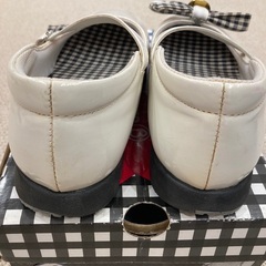 子ども用フォーマルシューズ21cm（白）の画像
