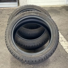 ◆バリ溝◆美良品/スタッドレスタイヤ/245/45R18/2022年製4本セット◇の画像