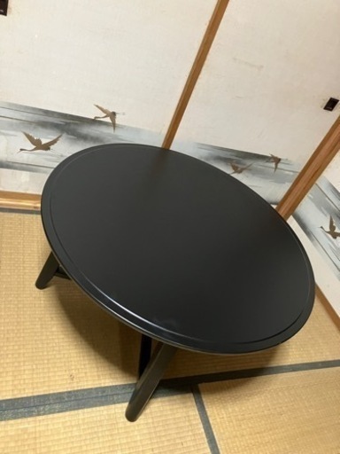 新品未使用★ テーブル　ダイニングテーブル　コーヒーテーブル　リビングテーブル　ブラックブラウン　座卓