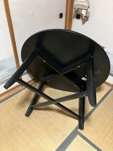 新品未使用★ テーブル　ダイニングテーブル　コーヒーテーブル　リビングテーブル　ブラックブラウン　座卓