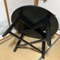 新品未使用★ テーブル　ダイニングテーブル　コーヒーテーブル　リビングテーブル　ブラックブラウン　座卓の画像
