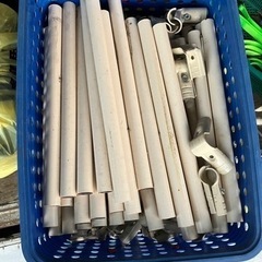 ビニール付パイプセット　間仕切　園芸　用途多用の画像