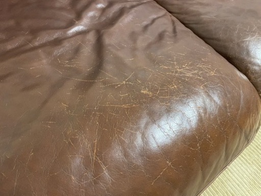 unico MOLN leather 3シーター　オットマンセット