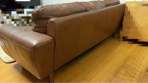 unico MOLN leather 3シーター　オットマンセット