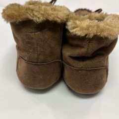 モカシン風ショートブーツ（中古）の画像