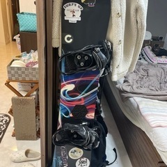 スノーボード板アンドビンディング