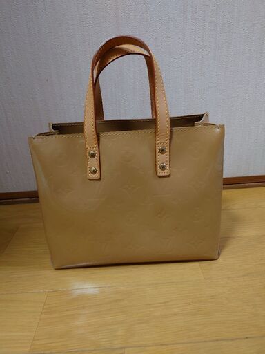 【ルイヴィトン／リードPM】超美品ヴェルニ／ノワゼット(ベージュ)♯LOUIS VUITTON