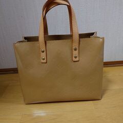 【ルイヴィトン／リードPM】超美品ヴェルニ／ノワゼット(ベージュ...