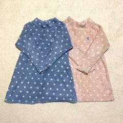 ユニクロ　120 フリースワンピ