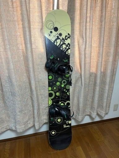 スノーボード　板、ブーツ(ビンディング付き)、カバーセット