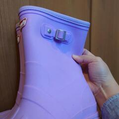 薄紫色 子供用 長ぐつ 21cm✨👢👢✨の画像