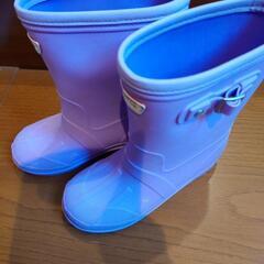 薄紫色 子供用 長ぐつ 21cm✨👢👢✨の画像