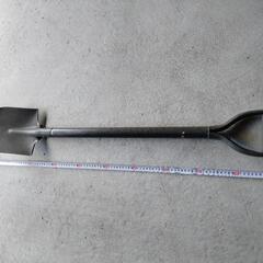 多少使用感あり》パイプ柄ギザ刃付ショベル