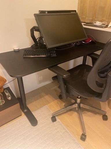 デスク　チェア　IKEA BEKANTシリーズ　pcデスク　単品可