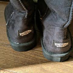 VANS　ムートンブーツ　ロング　黒　ブラックの画像