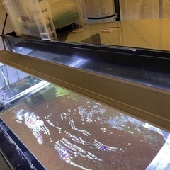 90cm水槽　上部フィルター強化　LED 水槽台セットの画像