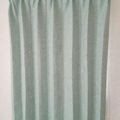 カーテン　グリーン　新品の画像