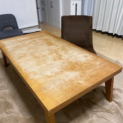 【あげます】幅伸縮性ローテーブル