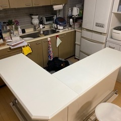 【取引決定】【11/23AM限定】【あげます】カウンターテーブルの画像