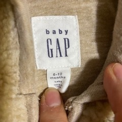 gap クマ　ロンパース　アウターの画像