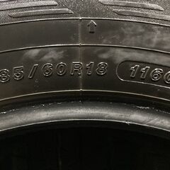 YOKOHAMA iceGUARD G075 285/60R18 18インチ スタッドレス 4本 20年製 バリ溝 ランクル200 レクサスLX等　(MTH392)の画像