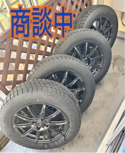 ★商談中★195/65/R16✴︎グッドイヤースタッドレスタイヤ➕ロクサーニスポーツアルミホイル4本セット