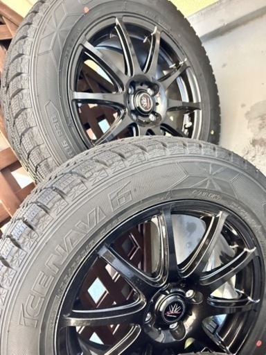 ★商談中★195/65/R16✴︎グッドイヤースタッドレスタイヤ➕ロクサーニスポーツアルミホイル4本セット