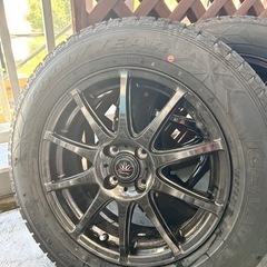 ★商談中★195/65/R16✴︎グッドイヤースタッドレスタイヤ➕ロクサーニスポーツアルミホイル4本セットの画像