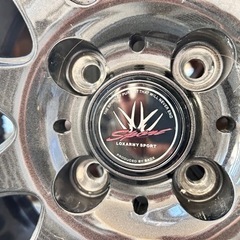 ★商談中★195/65/R16✴︎グッドイヤースタッドレスタイヤ➕ロクサーニスポーツアルミホイル4本セットの画像