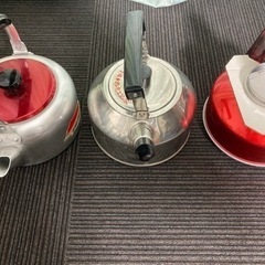 未使用　やかん　３つの画像