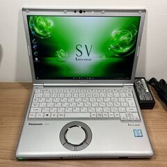 DVDモデル・お買い得＞　0971 軽量 Panasonic レッツノート CF-SV7 8GB / SSD256 /i5 office Win11