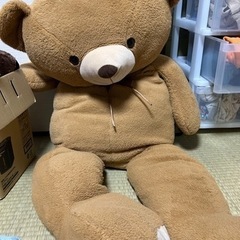 大きいクマのぬいぐるみ
