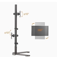 未使用|PC モニタースタンド　パソコン　2画面の画像