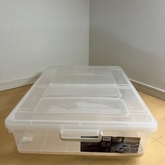 (売り切れ)ベット下収納　クリアケース