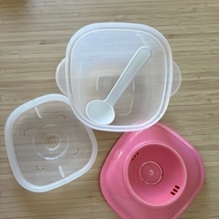 2/15まで　離乳食　お米からレンジdeおかゆ