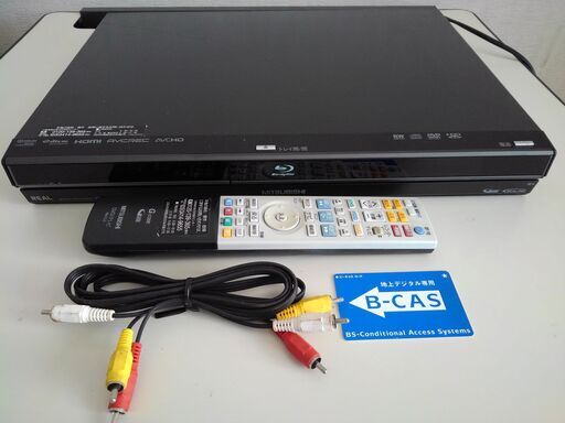 三菱 DVR-BZ240　500GB  W録画   ＢＤドライブ難あり