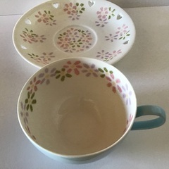 （中古）ノーブランド　カップ＆ソーサーの画像
