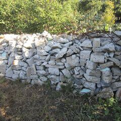 コンクリート　ブロック　残石