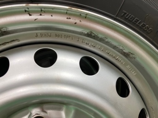 ブリヂストン　スタッドレス ブリザック ＶＬ1 165/R14 ＬT  6PR 2022年製