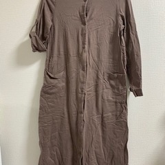 マタニティ 前開きワンピース